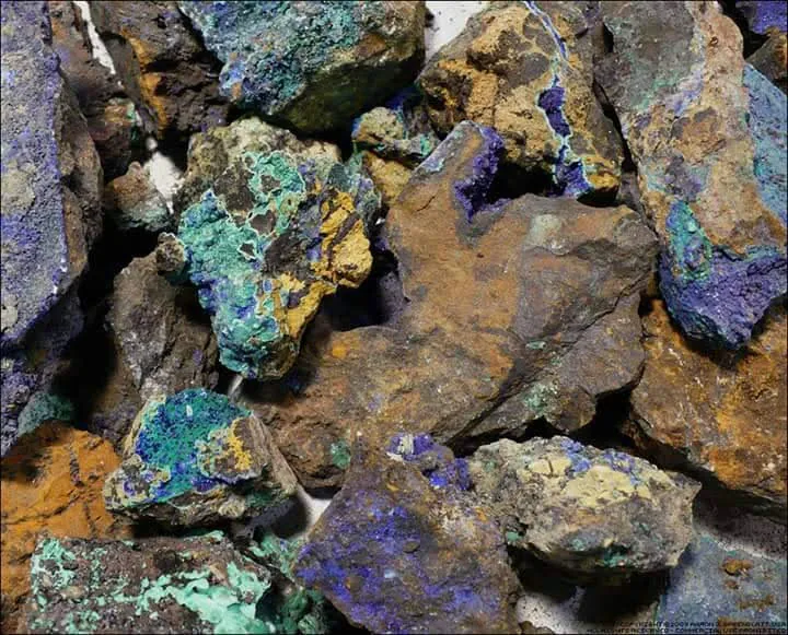 Copper-bearing material documented by Bile Mining Company
